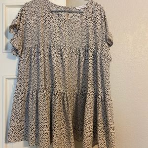 white spotted tunic